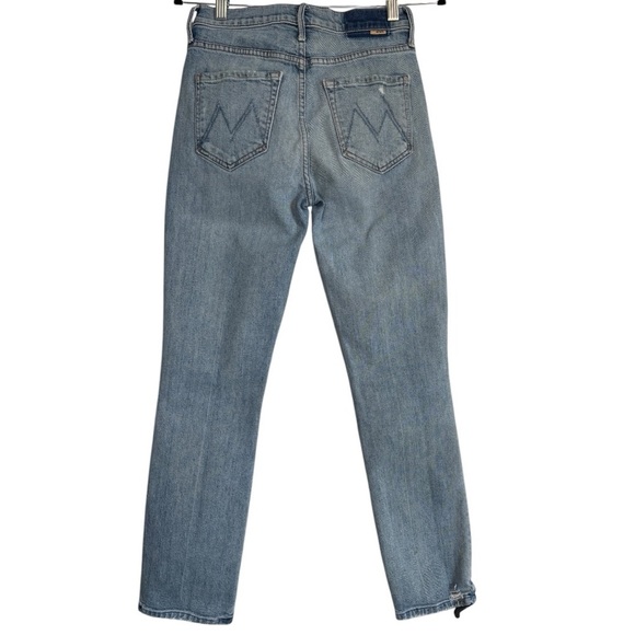 Mother Superior The Dazzler Yoke Front Ankle Jeans Size 26 Light Wash - Picture 2 of 13